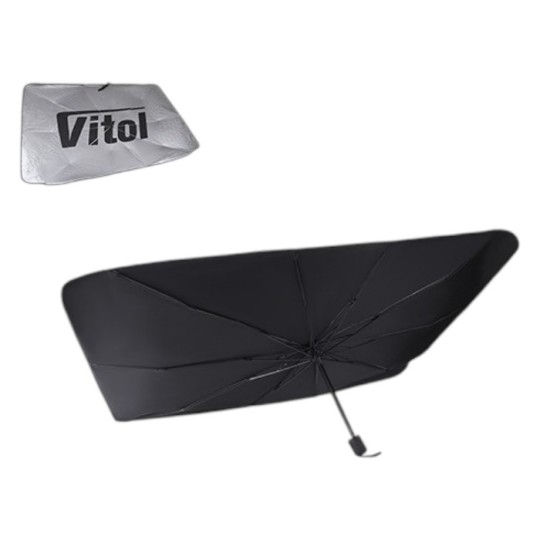 Сонцезахисна парасолька для автомобіля Vitol 1400х790 мм (SA-1479)