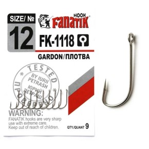 Гачок Fanatik FK-1118 GARDON/ПЛОТВА №12 (9) (FK-1118-12)