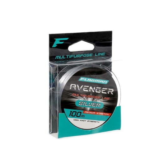 Леска Flagman AVENGER SILVER 100m 0,45mm, FL05100045