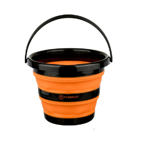 Відро Forrest Folding bucket силіконове складне, помаранчевий 5 л. (FFB5Orange)