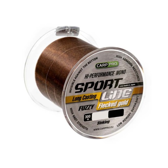 Жилка Carp Pro Sport Line Flecked Gold 300 м 0.286 мм (CP2303-0286)