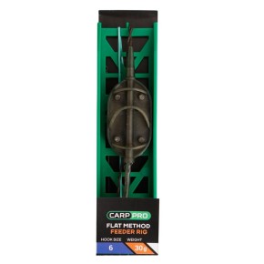 Готове оснащення на лідкорі Carp Pro Flat Method Feeder №6 30 г (CP18103-30)