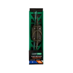 Готове оснащення на лідкорі Carp Pro Flat Method Feeder №6 40 г (CP18103-40)