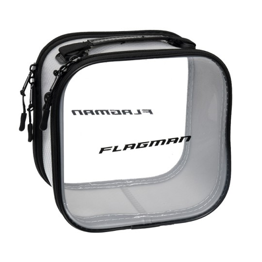 Сумка для зберігання Flagman EVA Gray Woven Bag With Two Transparent Covers L 24x24x15см (FGEVA014)