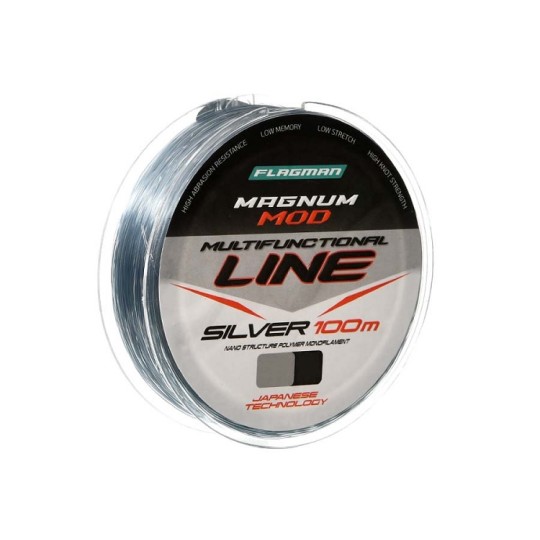 Волосінь Flagman Magnum Mod Main Line Silver 100 м 0.5 мм (MMLS10050)
