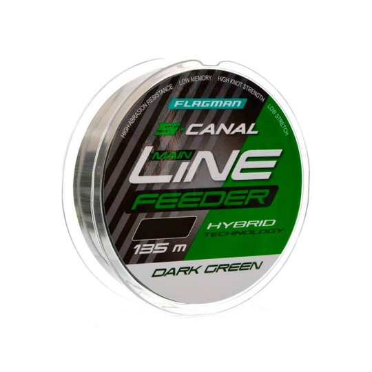 Волосінь Flagman S-Canal Feeder Dark Green 135 м 0.3 мм (SCFL13530)