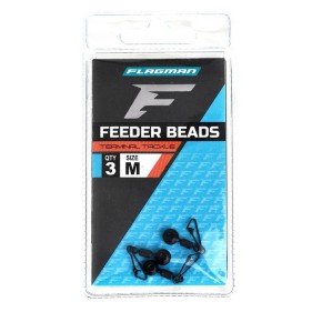 Вертлюг с застёжкой Flagman Feeder Beads 3 штуки (FLFB)