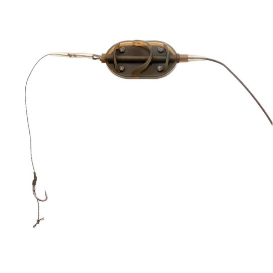 Готове оснащення на лідкорі Carp Pro Flat Method Feeder №6 80 г (CP18103-80)