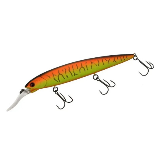 Воблер Flagman Challenger-Minnow 132SF 22 г 2-3 м Mat/Tropical Tiger Double (FCR132MR-F201)