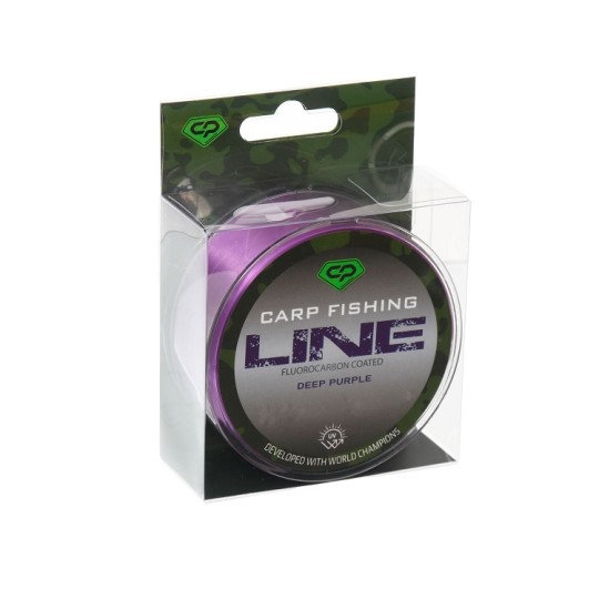 Волосінь Carp Pro Carp Fishing Line Deep Purple 1000 м 0.405 мм з флуорокарбоновим покриттям (CP5010-040)