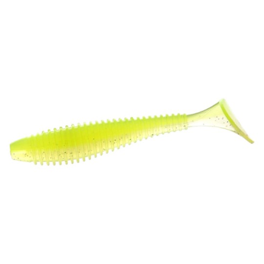 Віброхвіст Flagman Mystic Fish Fat 3.3" #8 Chartreuse Pearl Shad (FMFF33-8)