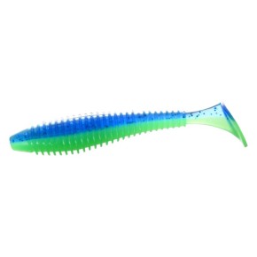 Віброхвіст Flagman Mystic Fish Fat 3.8" #1 Violet Lime Belly (FMFF38-1)