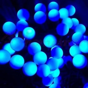 Гирлянда "Шарики", 50 LED, 7,5 м, синий цвет, внутренняя, до 6 модулей, ILDBL050-B-E