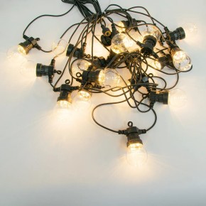 Гірлянда "Лампи", 100 LED, 2,7 м, теплий білий колір, вулична, LD100WW-10PB