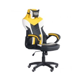 Кресло VR Racer Dexter Jolt черный/желтый (546947)