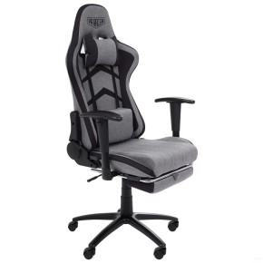 Кресло AMF VR Racer Textile Craft серый/черный (553944)