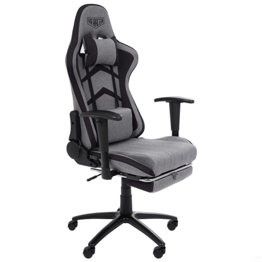Кресло AMF VR Racer Textile Craft серый/черный (553944)
