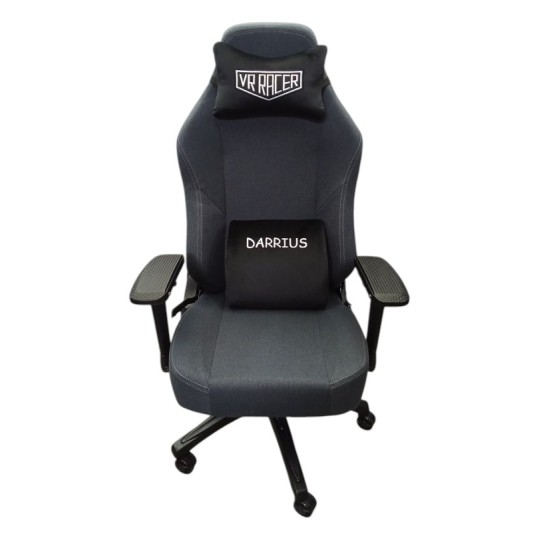 Кресло геймера AMF VR Racer Textile Darrius черный (555292)