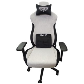 Крісло геймера AMF VR Racer Textile Halk сірий/чорний (555291)