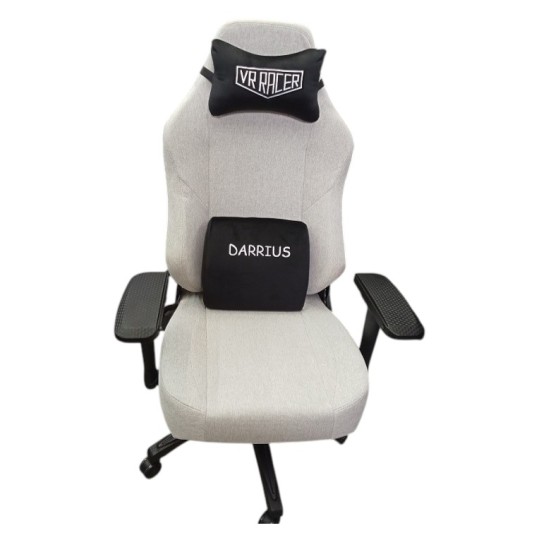 Кресло геймера AMF VR Racer Textile Darrius серый (555571)