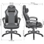 Кресло VR Racer Dexter Alister красный/чёрный (555666)
