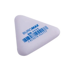 Ластик Buromax треугольная 37х37х9 мм белая BM.1111