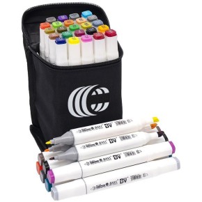 Набор скетч-маркеров 24 цветов BV800-24 в сумке