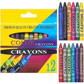 Воскові олівці Crayons 2688A 12 кольорів (112587)