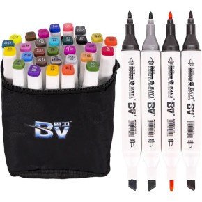Набор скетч-маркеров 30 цветов BV800-30 в сумке