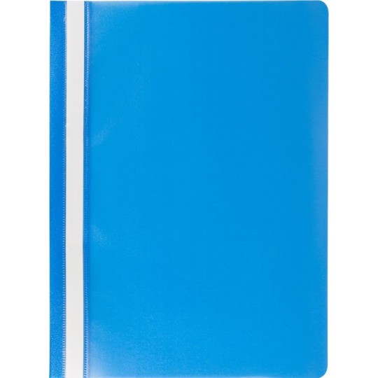 Швидкозшивач пласт. А4, PP, JOBMAX, блакитний (BM.3313-14)
