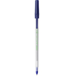 Ручка "Round Stic Eco", синя, зі штрих-кодом на штуку (bc948727)