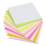 Блок паперу для нотаток Buromax Люкс Веселка Neon 90х90 мм 230 аркушів 70 г/м² не склеєний BM.2241