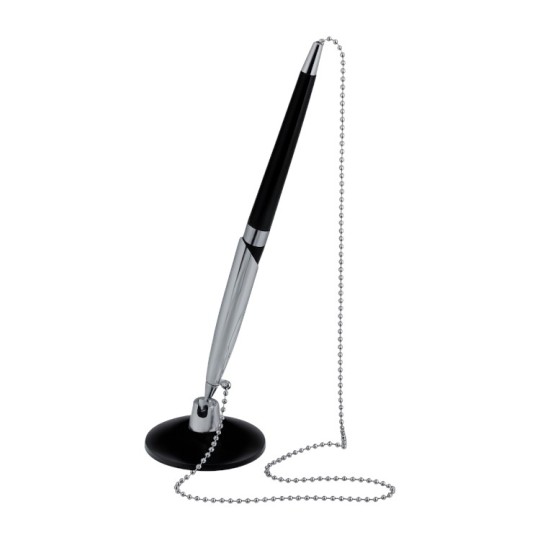 Ручка шариковая Buromax синяя на подставке (BM.8146-01)