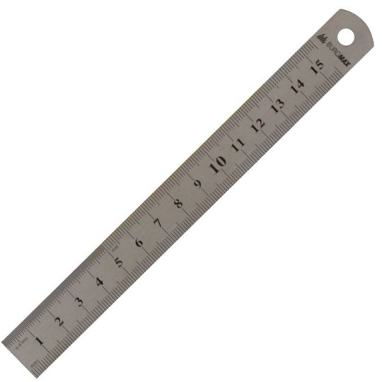 Лінійка Buromax сталева 15 см (BM.5810-15)