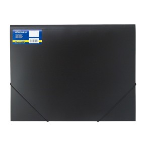 Папка пластиковая Buromax Professional А3 на резинках черная (BM.3918-01)