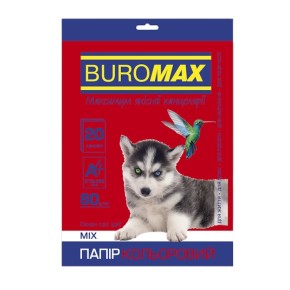Бумага цветная Buromax Dark+Pastel А4 10 цветов 20 листов (BM.27211120-99)