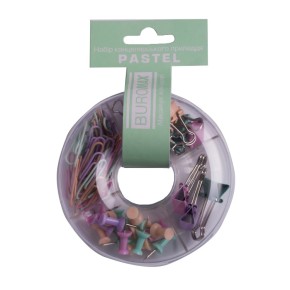 Набір канцелярських дрібниць Buromax Pastel Donut (BM.5701)