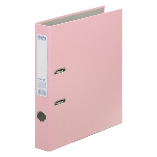 Папка-реєстратор Buromax Etalon Pastel одностороння А4 50/55 мм рожева (BM.3018-10c)