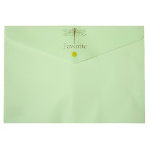 Папка-конверт Buromax Pastel А4 на мятной кнопке (BM.3953-38)