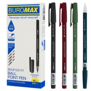 Ручка шариковая Buromax Morandi Style 0.5 мм синяя (BM.8122-01)