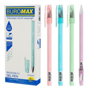 Ручка гелевая Buromax Elegance синяя (BM.8338-01)
