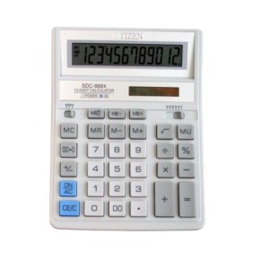 Калькулятор Citizen SDC-888 ХWH 12 разрядов