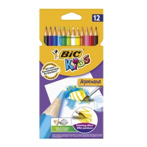 Олівці кольорові BiC Evolution Aquacouleur 12 кольорів (bc8575614)