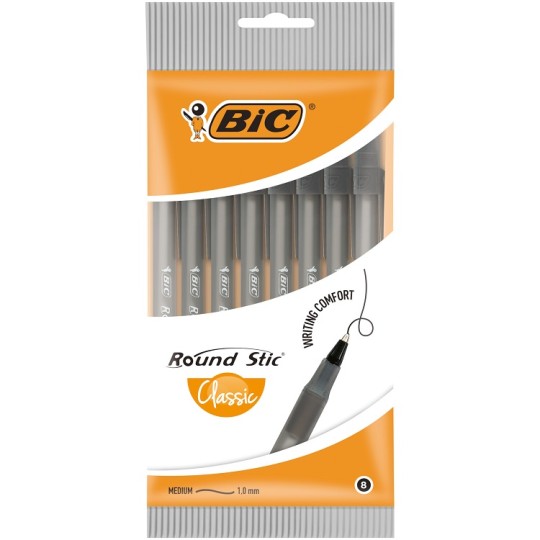 Набор ручек шариковых BIC Round Stic 8 штук (bc928498)