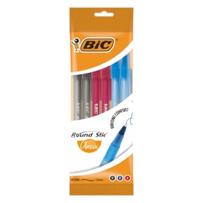 Набор ручек шариковых BIC Round Stic 6 штук (bc929071)