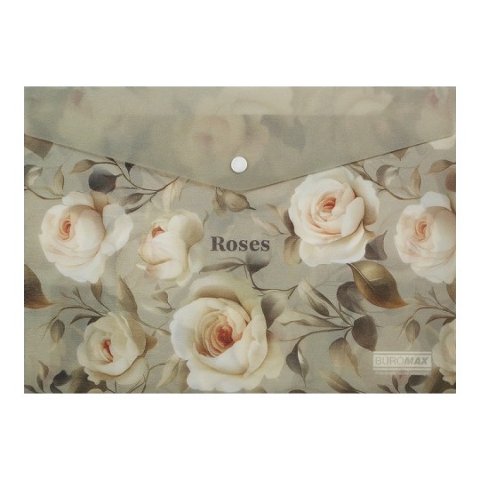 Папка-конверт Buromax Arabeski А4 на кнопке (BM.3943-20)