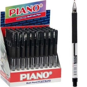 Ручка масляная Piano Flawless черная PT-350