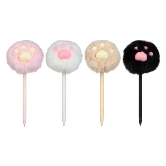 Ручка шариковая ZiBi Fluffy Paw 0.7 мм синяя (ZB.2020)