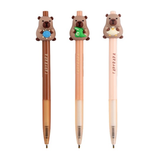 Ручка шариковая ZiBi Capybara 0.7 мм синяя (ZB.2105)