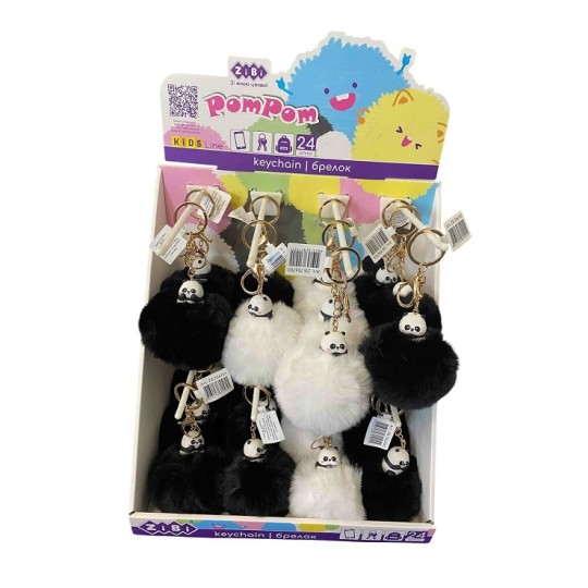 Брелок PomPom Panda мех (ZB.706703)